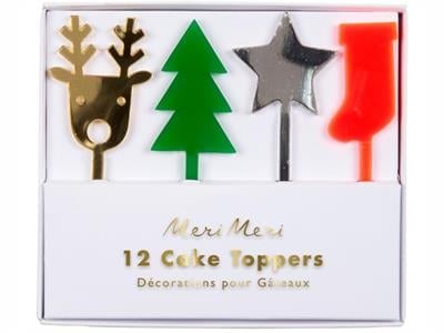 Meri Meri - Yeni Yıl Figürlü Pasta Süsleri