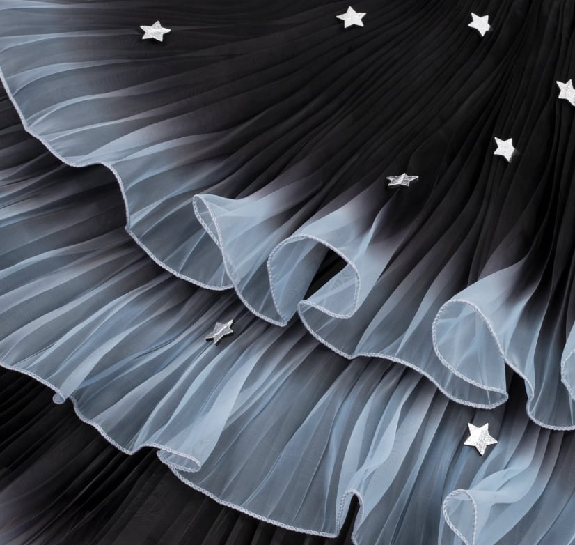 Meri Meri - Yıldızlı Cadı Kostümü Seti (5-6 Yaş)