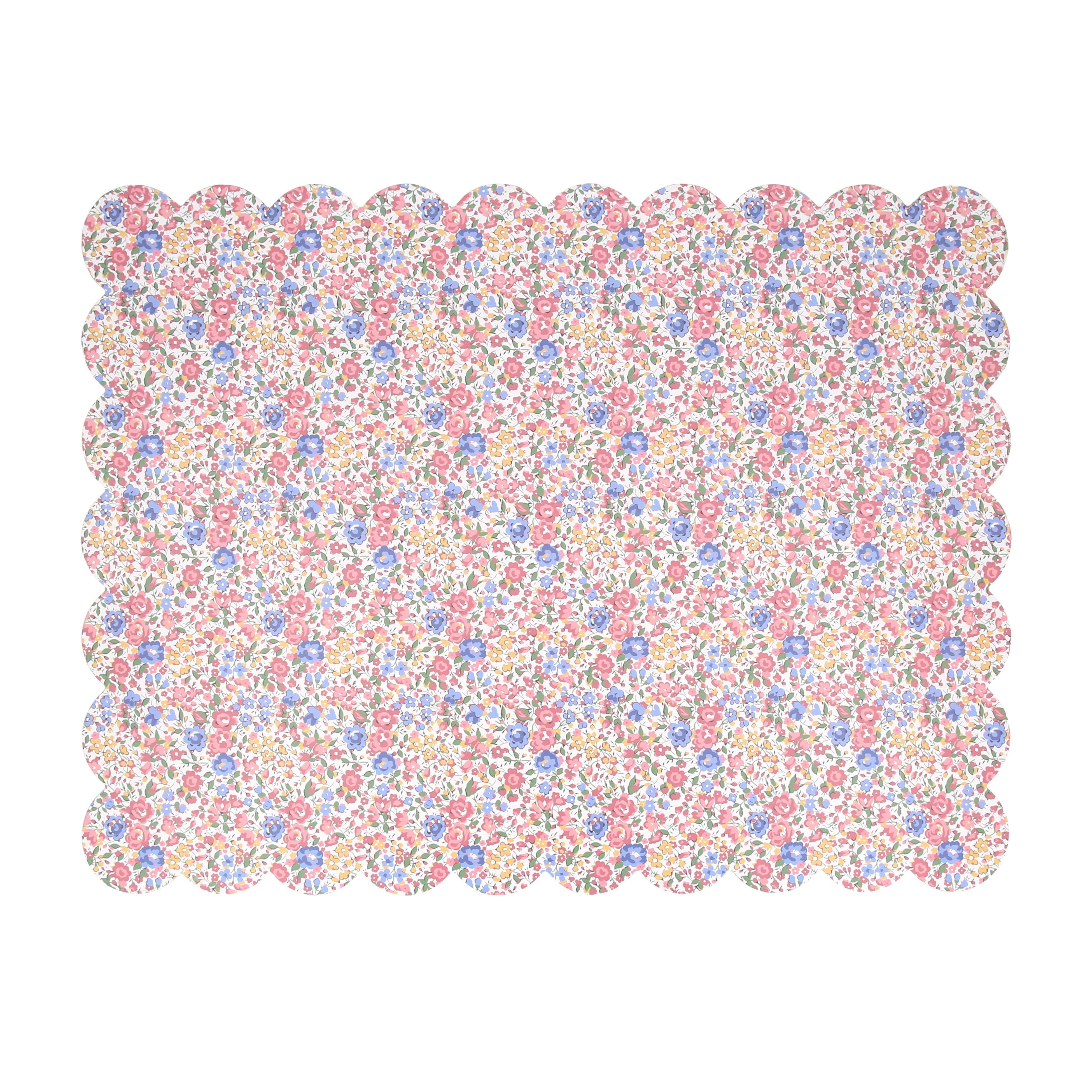 Meri Meri x Liberty - Emma & Georgina Mantar Amerikan Servis