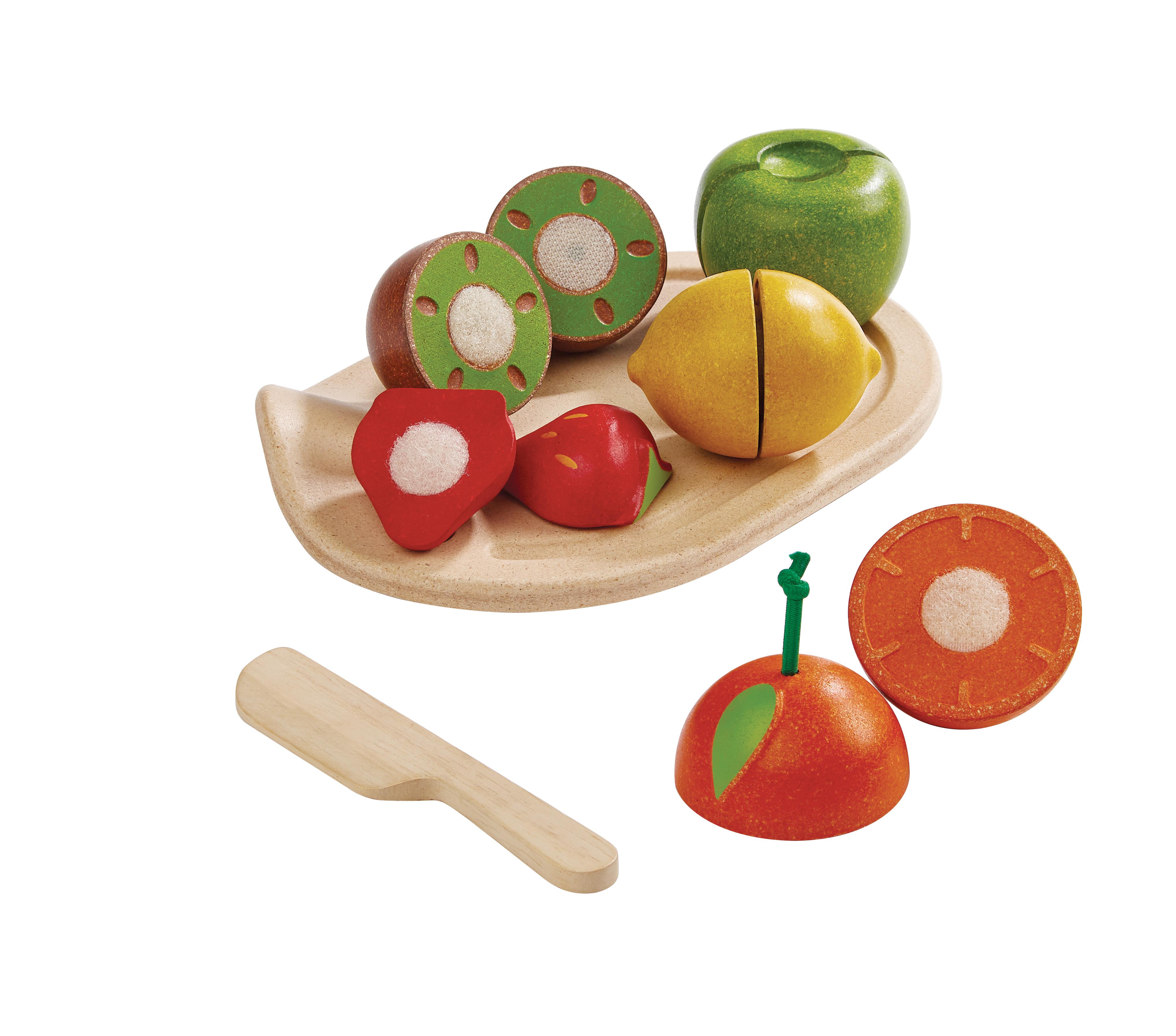 Meyve Seti Ahşap Oyuncaklar plantoys