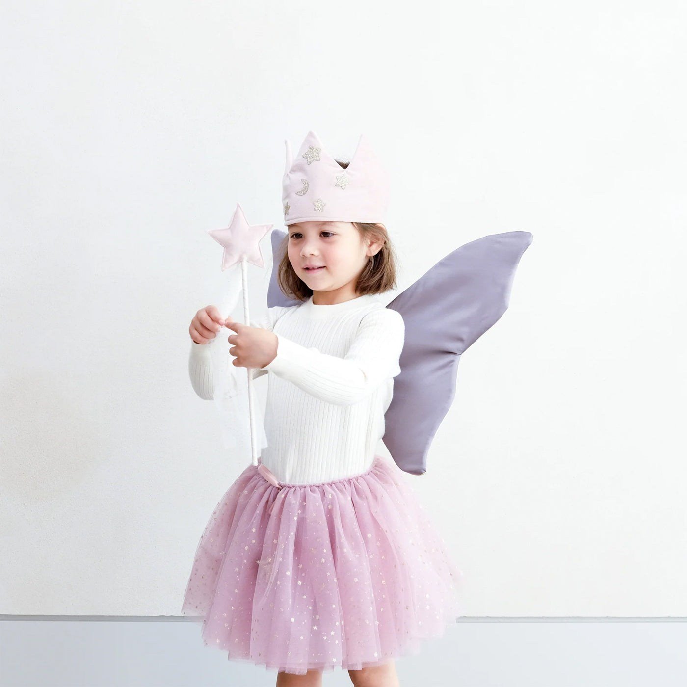 Mimi & Lula Stars & Moon Pembe Taç