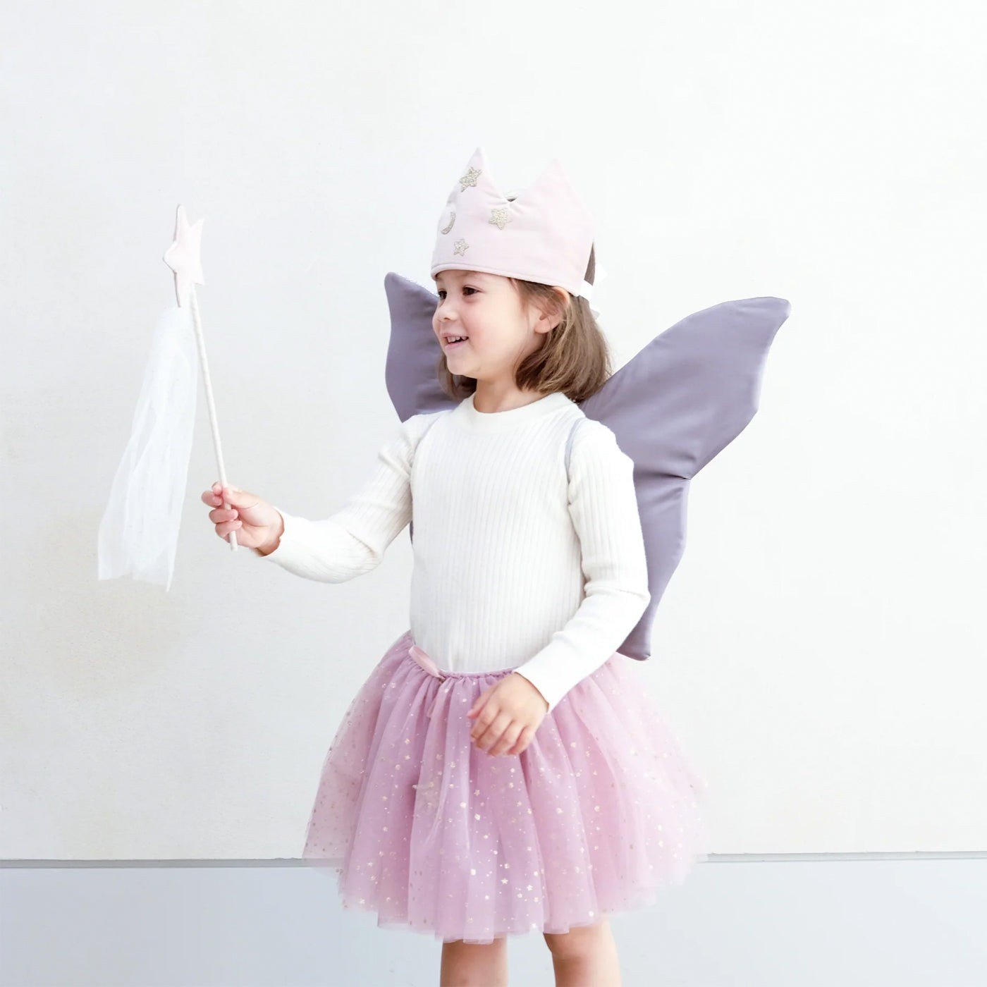 Mimi & Lula Stars & Moon Pembe Taç