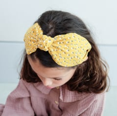 Mimi & Lula Magic Forest Wide Alice Taç - Mustard Saç Aksesuarları MIMI & LULA