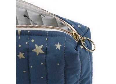 Mini Anne Bebek Seyahat Çantası Gold Stella/Night Blue