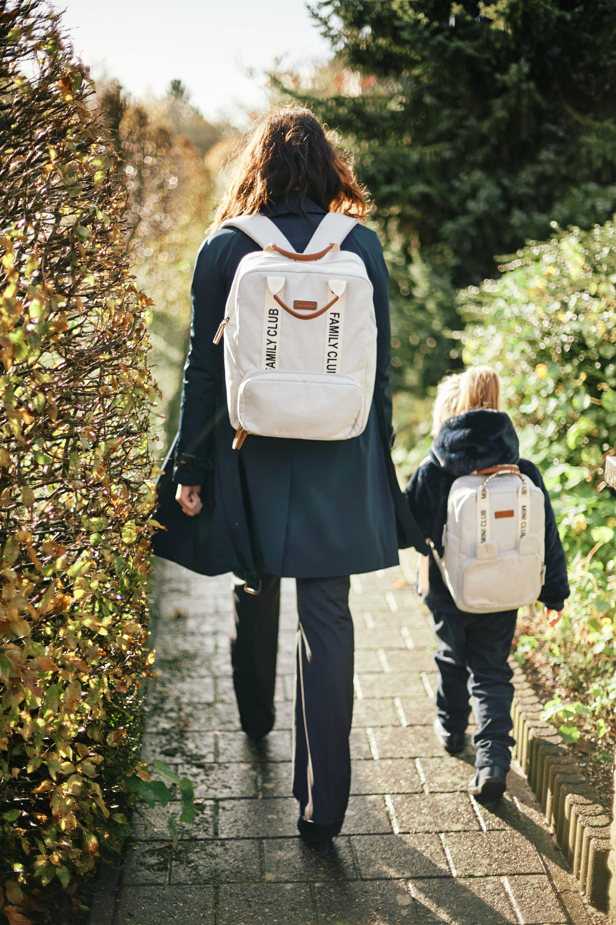 Mini Club Sırt Çantası, Kanvas Gri Kategorisiz Childhome