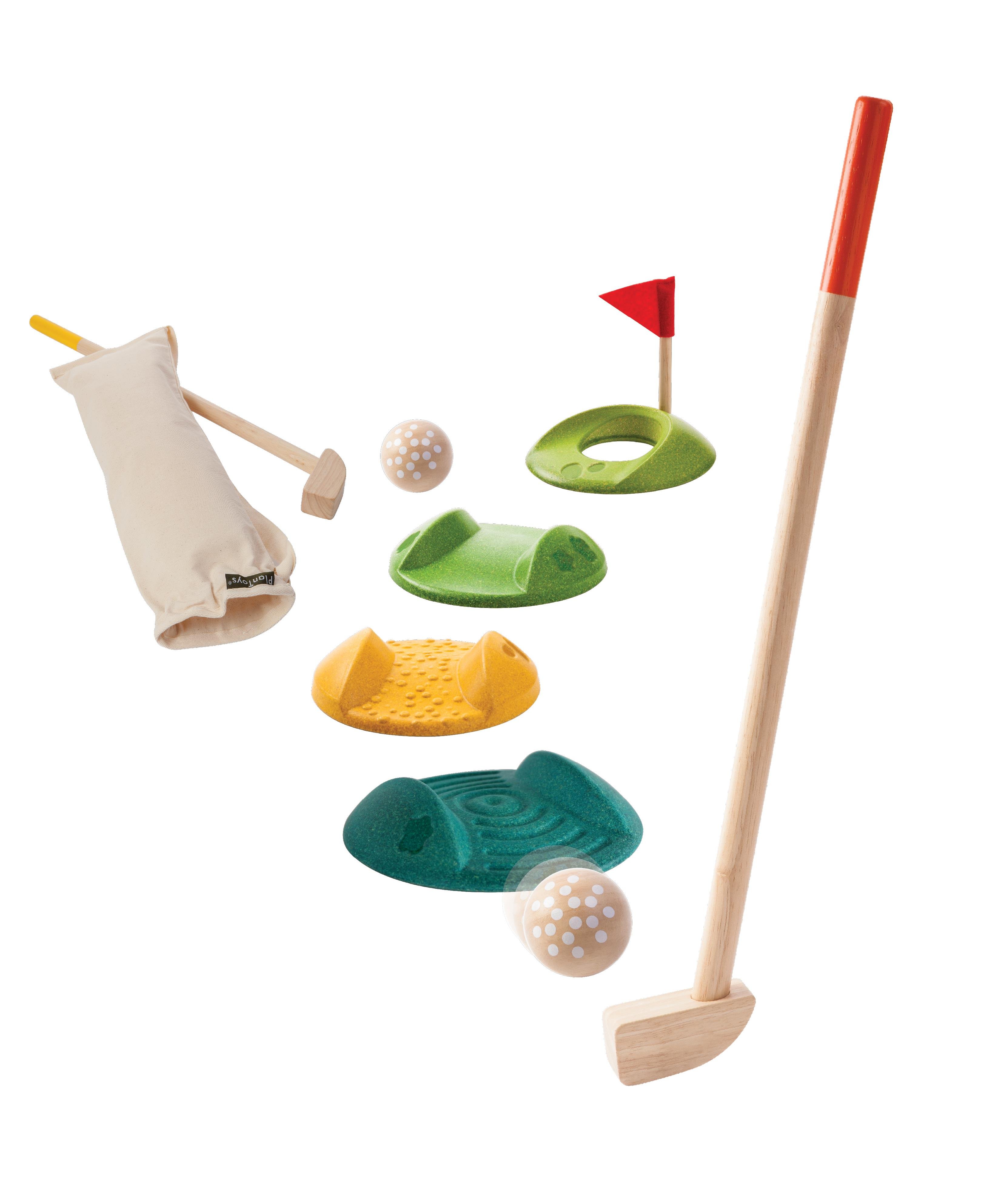 Mini Golf Takımı Ahşap Oyuncaklar plantoys
