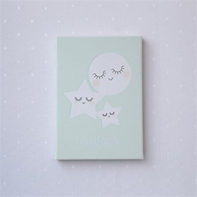 Mint Aydede Yıldız Kanvas Tablo