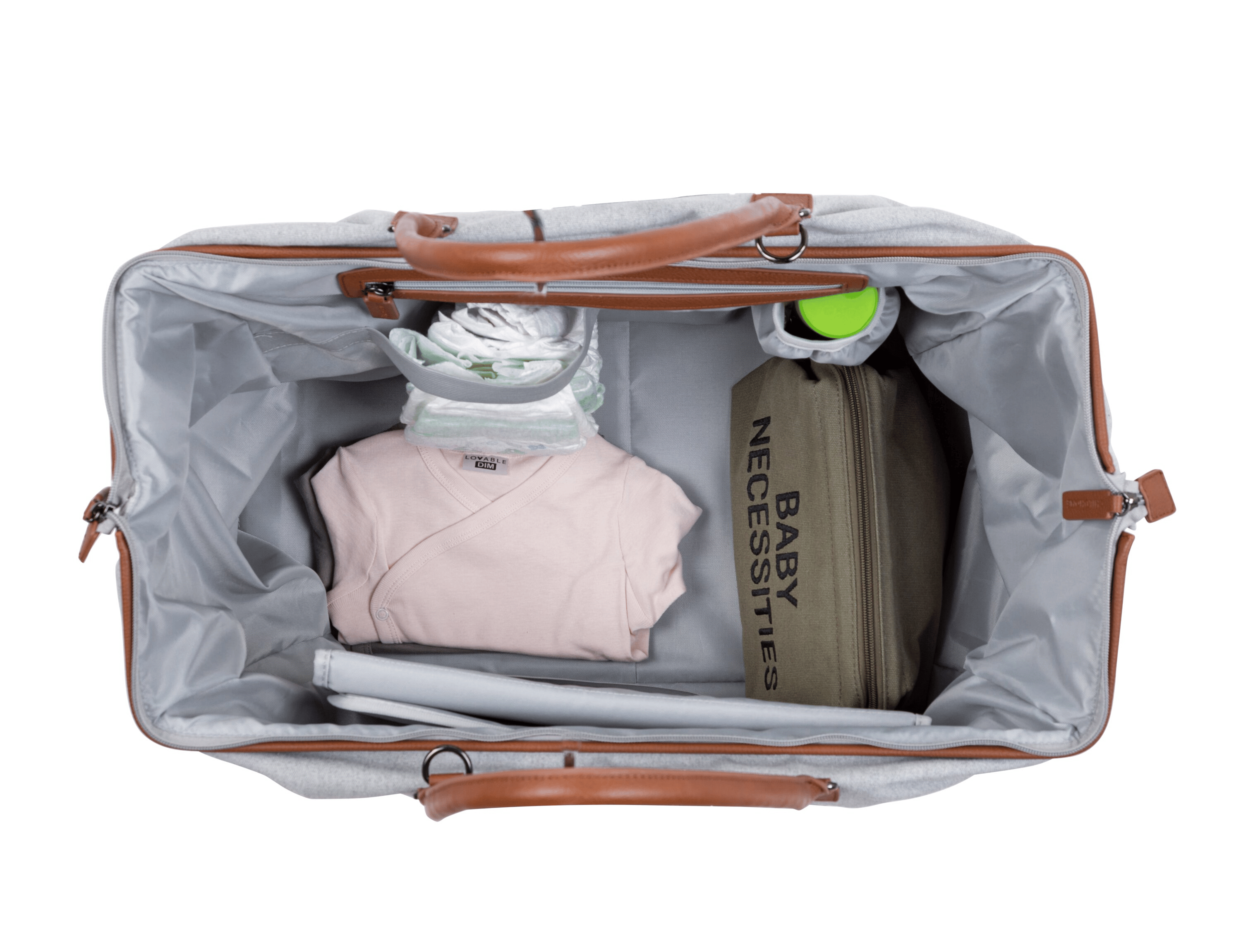 Mommy Bag Çanta, Kanvas Gri Mommy Bag ChildHome