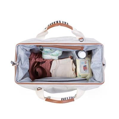 Mommy Bag Çanta, Signature Kanvas Krem Mommy Bag ChildHome