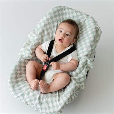 Müslin Oto Koltuk Kılıfı ,Mint Dama Puset Örtüsü Mama Yoyo Baby & Kids