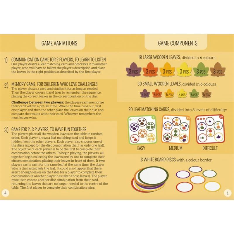 My First Logic Games - Matching Leaves
