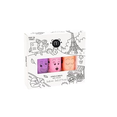 nailmatic Paris Tırnak Cilası 3'lü Set Oje & Ruj
