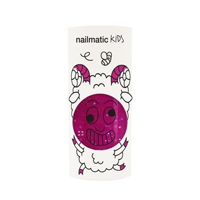 nailmatic Sheepy Tekli Tırnak Cilası, Simli Frambuaz Oje & Ruj