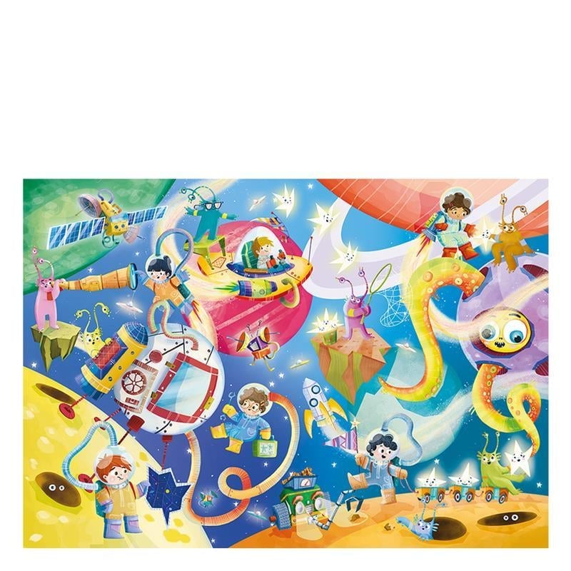 Nello Spazio - In Space - Giant Puzzle