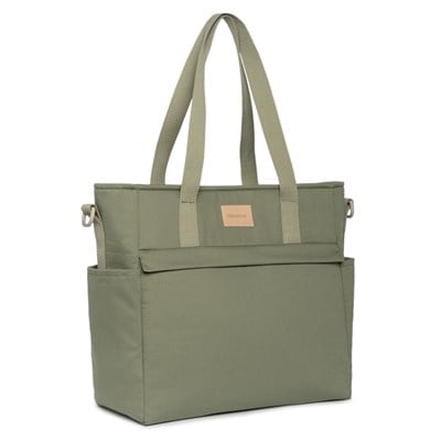 Nobodinoz Baby On the Go Su Geçirmez Anne Çantası, Olive Green Anne Çantası