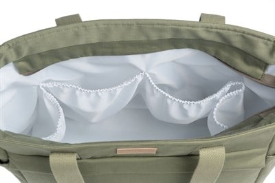 Nobodinoz Baby On the Go Su Geçirmez Anne Çantası, Olive Green Anne Çantası