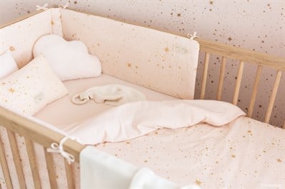 Nobodinoz Laponia Mini Battaniye Gold Stella /Dream Pink Battaniyeler