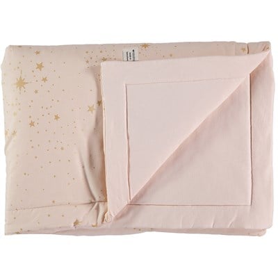 Nobodinoz Laponia Mini Battaniye Gold Stella /Dream Pink Battaniyeler