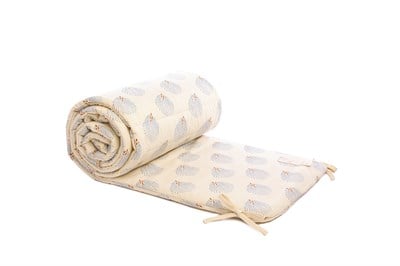 Nobodinoz Nest Yatak Koruyucu - Blue Gatsby / Cream Nevresimler