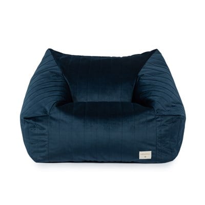 Nobodinoz Puf, Chelsea Velvet, Night Blue Puflar Ve Minderler