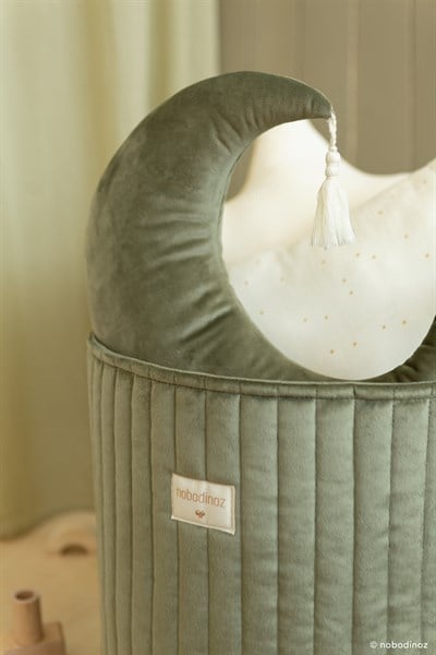 Nobodinoz Savanna Kadife Oyuncak Çantası Olive Green Çocuk Çantası