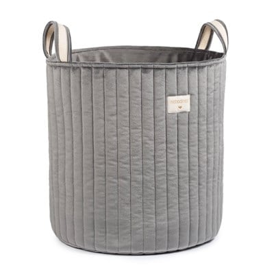 Nobodinoz Savanna Kadife Oyuncak Çantası Slate Grey Çocuk Çantası