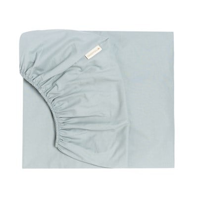 Nobodinoz Tibet Lastikli Çarşaf 90X200, Soft Blue Nevresimler