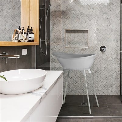 OkBaby Bella Çift Yönlü Banyo Küveti & Küvet Taşıyıcı  0-12 ay / Gri