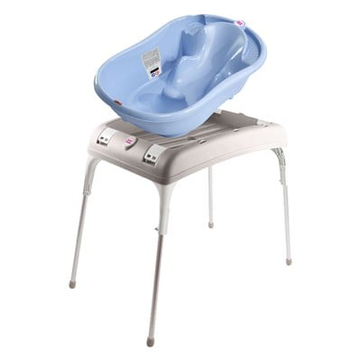 OkBaby Onda Banyo Küveti & Küvet Taşıyıcı / Mavi
