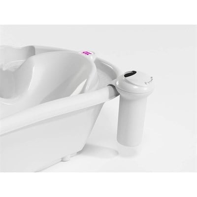 OkBaby Onda Evol Banyo Küveti & Splash Bebek Duşu & Doğal Banyo Süngeri No.10 / Beyaz