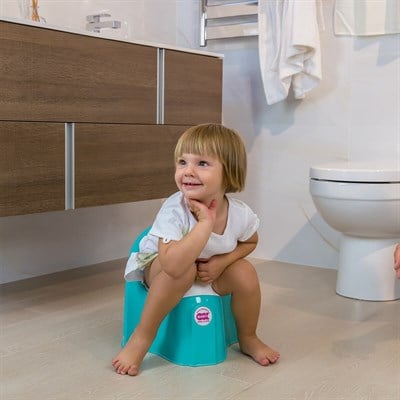 OkBaby Pasha Koltuk Oturak & Pinguo Klozet Adaptörü / Beyaz