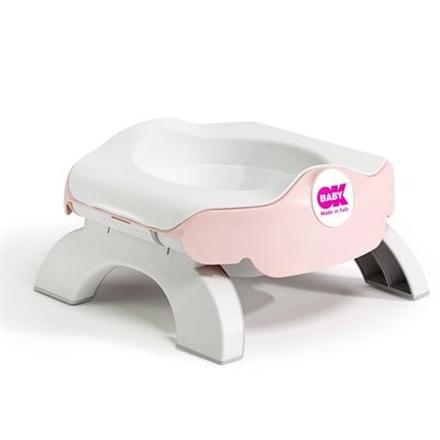 OkBaby Roady Katlanabilir Oturak & Klozet Adaptörü / Pembe