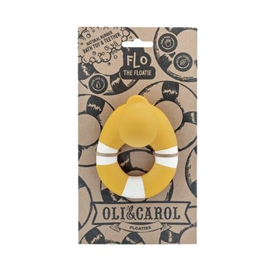 Oli & Carol Diş Kaşıyıcı ve Banyo Oyuncağı - Flo The Floaties Yellow Oyuncak