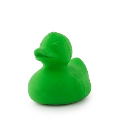 Oli & Carol Yeşil Ördek Doğal Diş Kaşıyıcı & Banyo Oyuncağı Oyuncak
