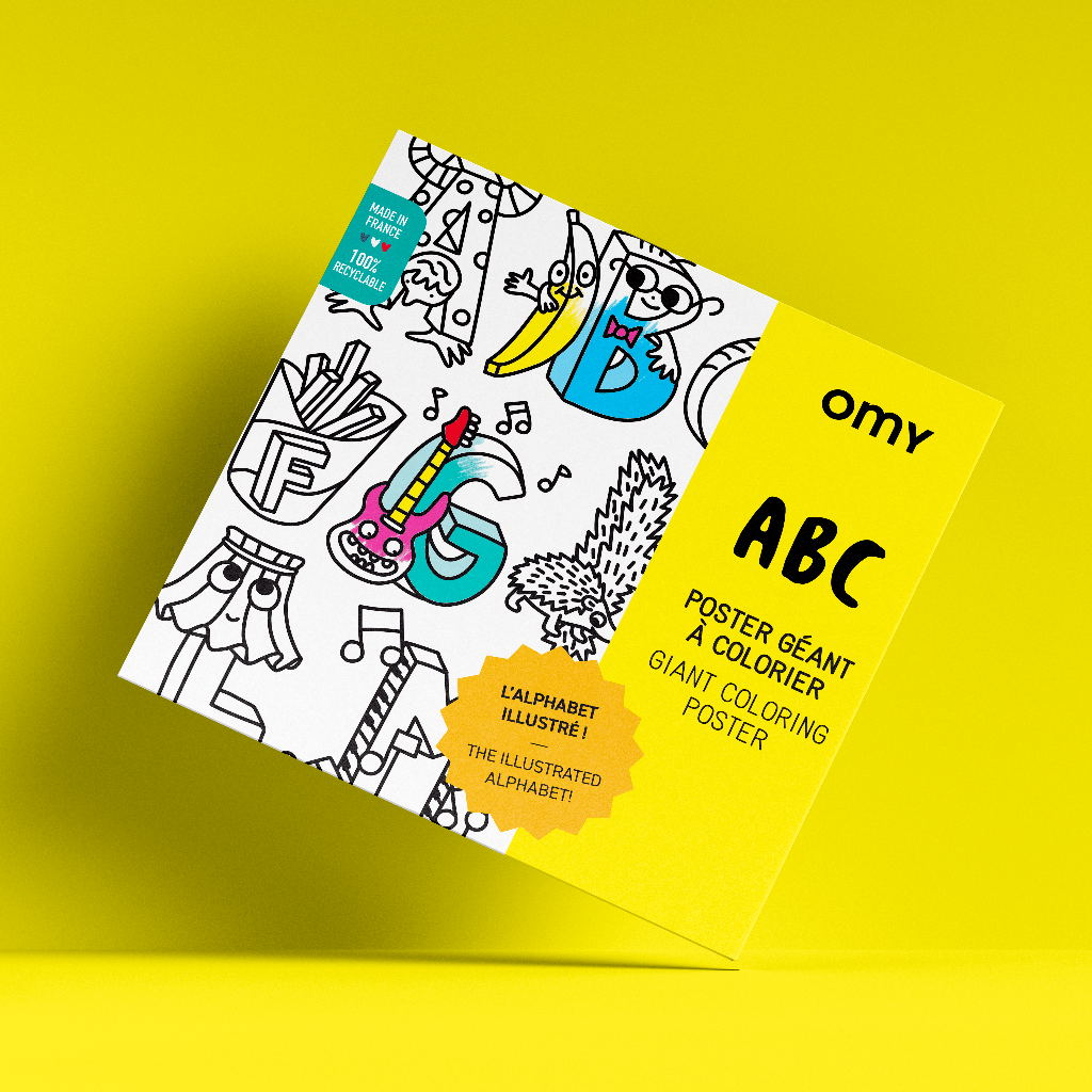 OMY Coloring Poster - ABC