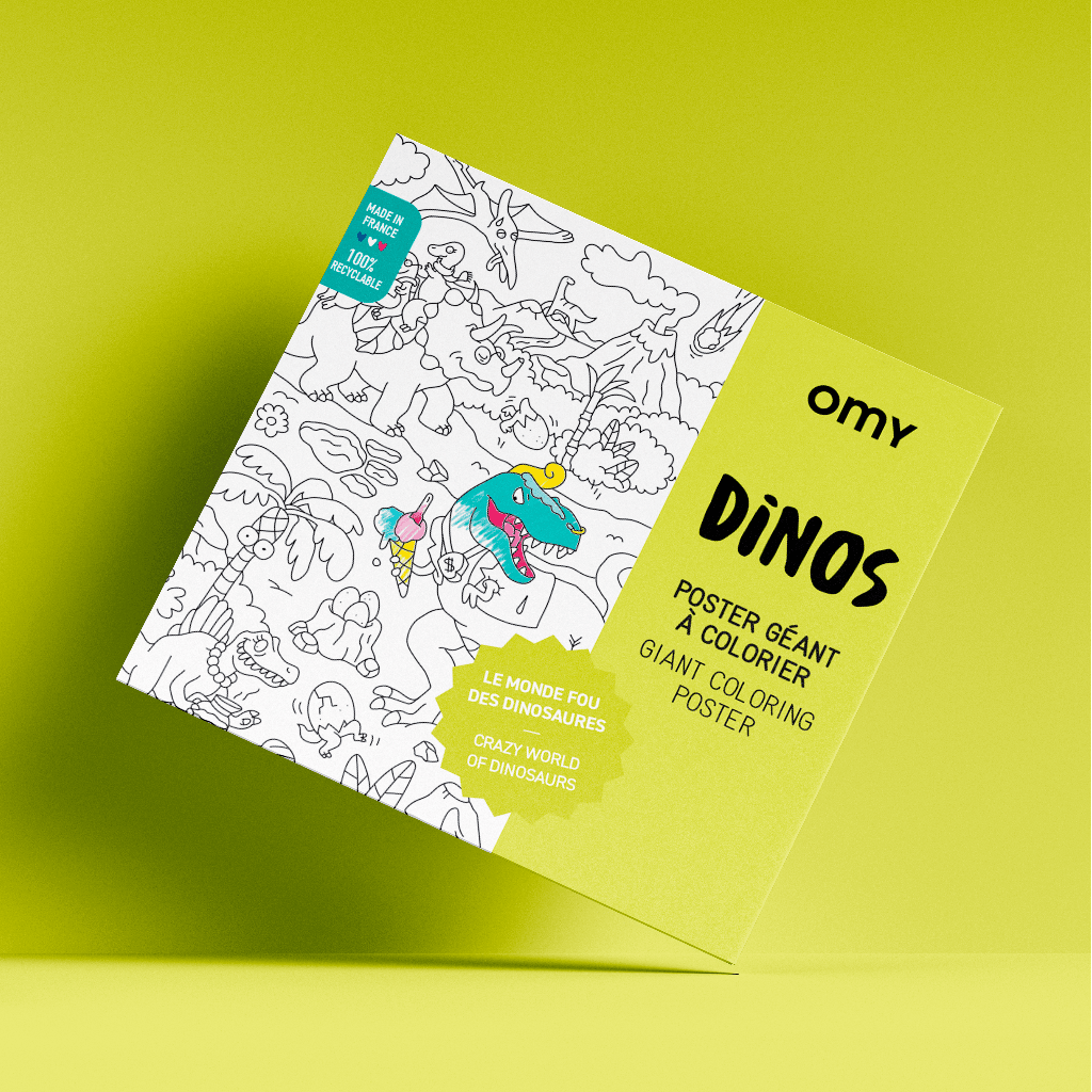 OMY Coloring Poster - Dinos
