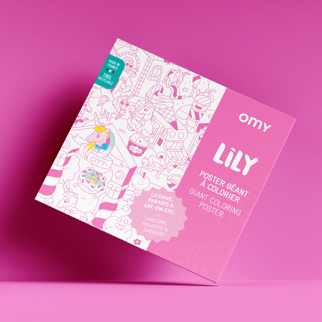 OMY Coloring Poster - Lily