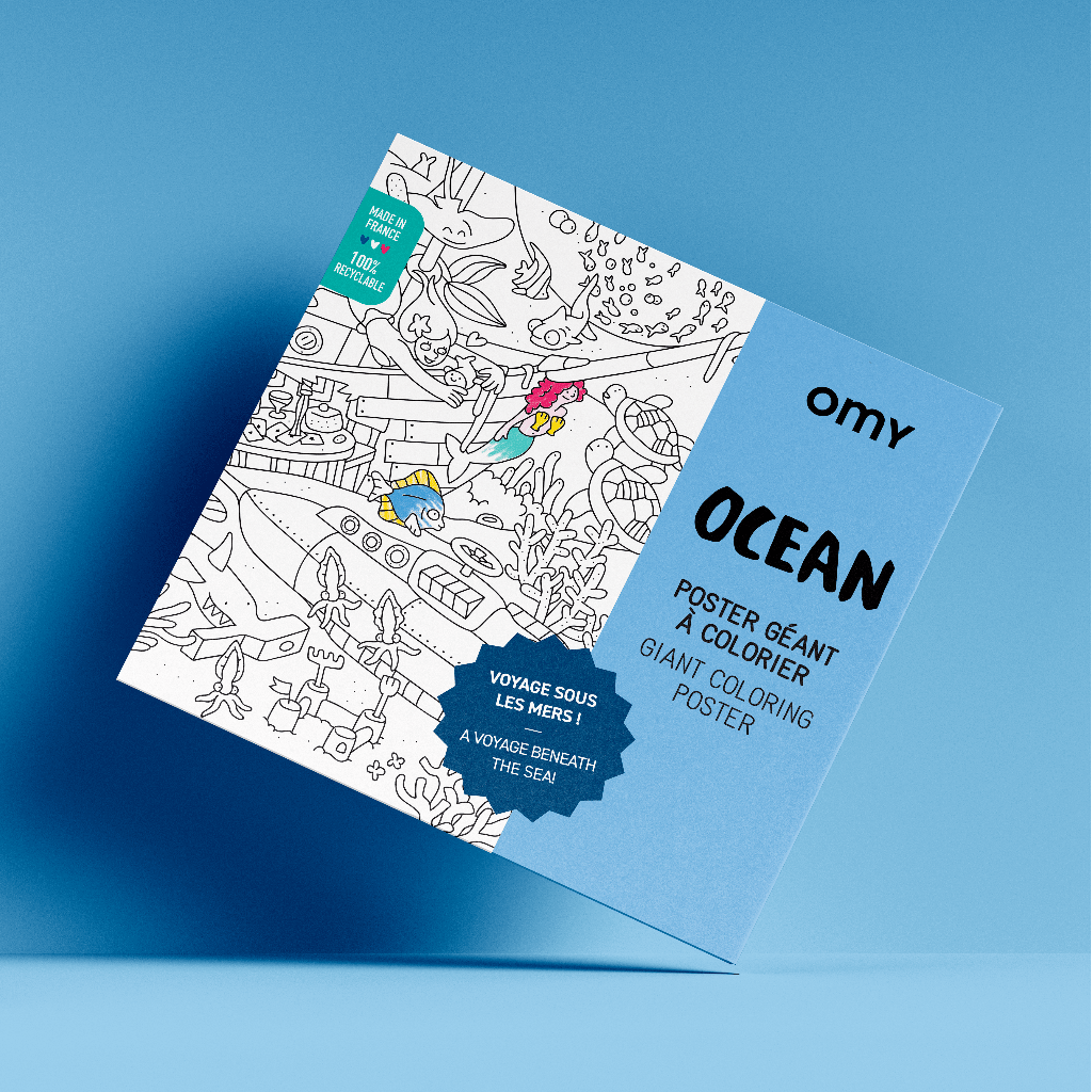 OMY Coloring Poster - Ocean