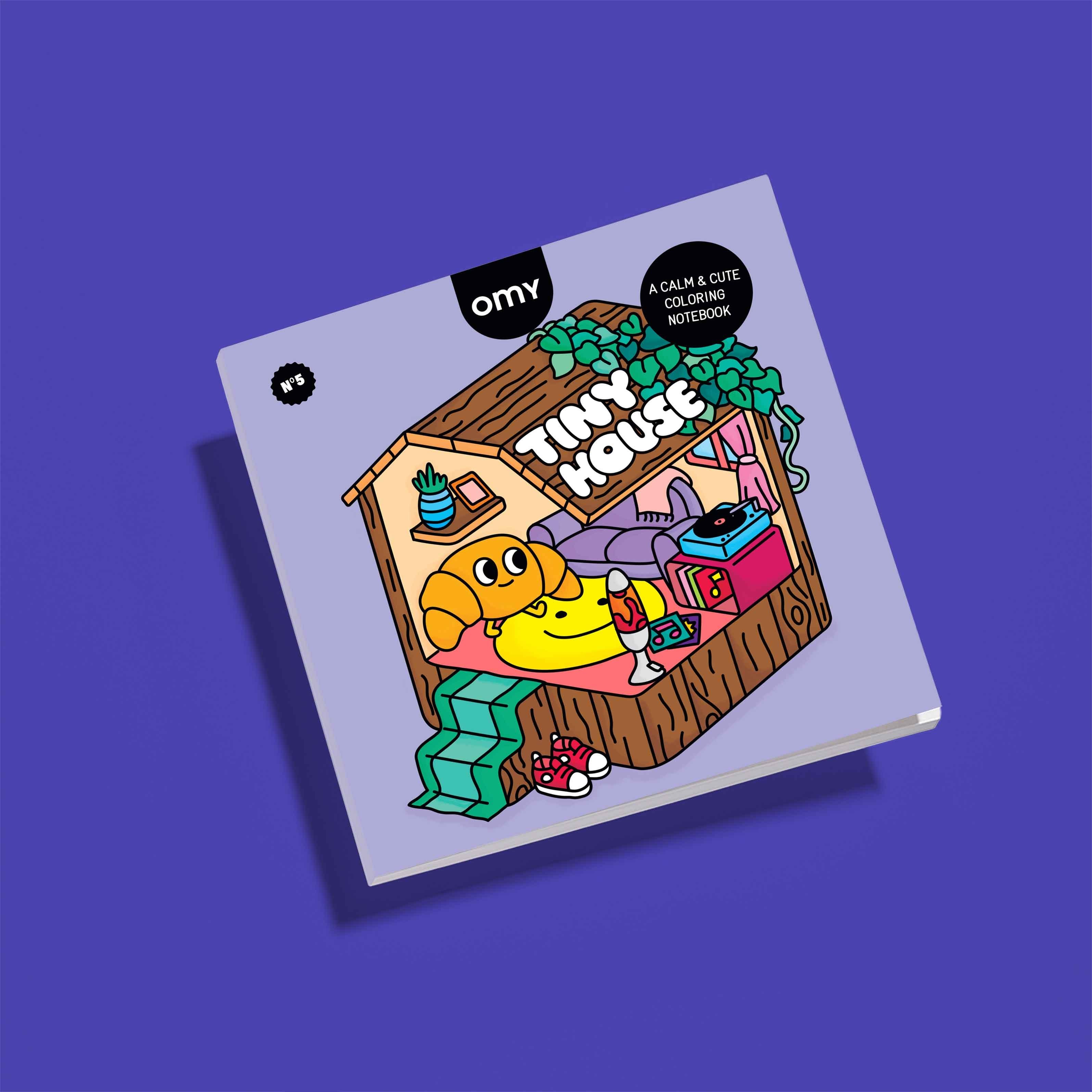 OMY Cozy Art Boyama Kitabı - Tiny House