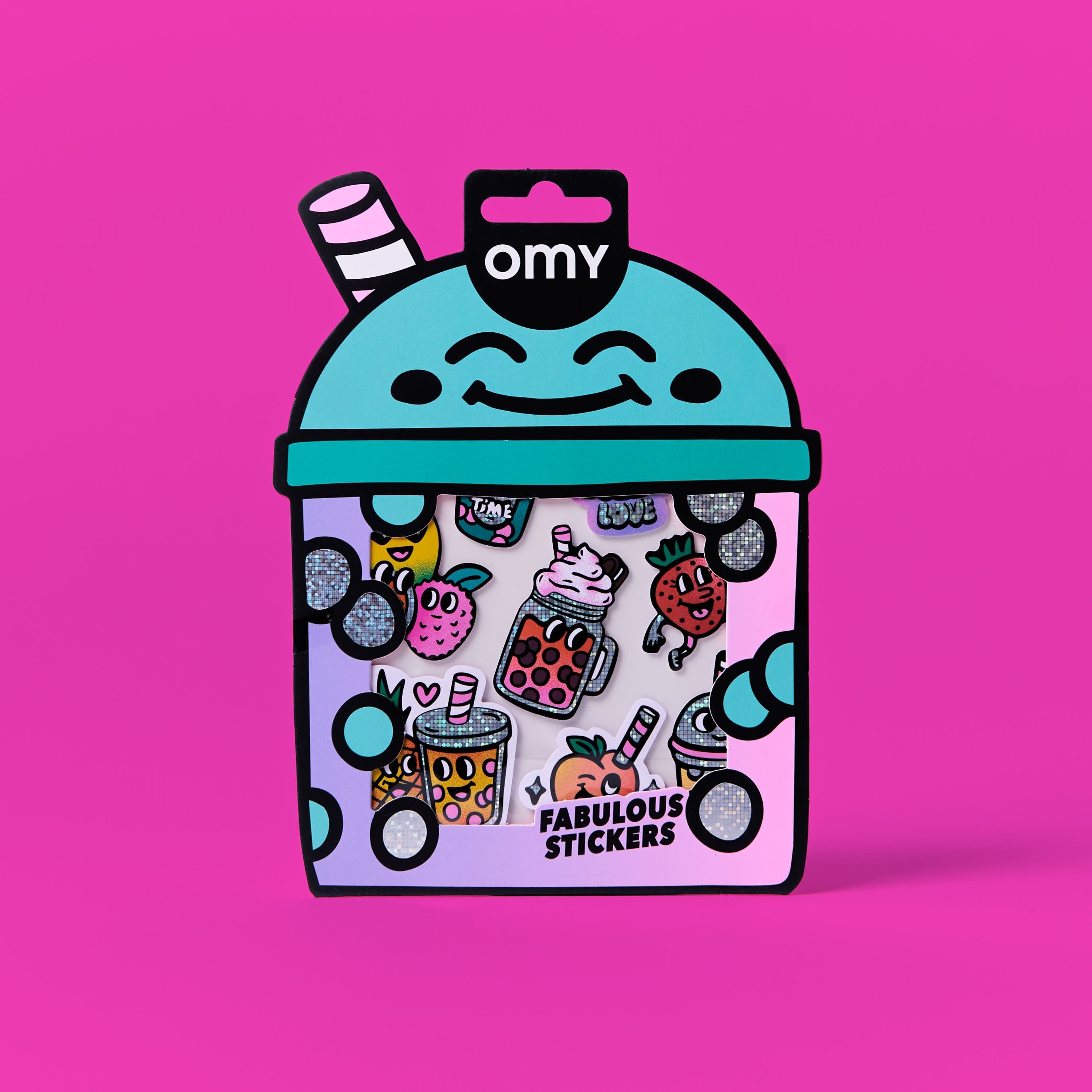 OMY Fabulous Vinil Çıkartmalar - Bubble Tea