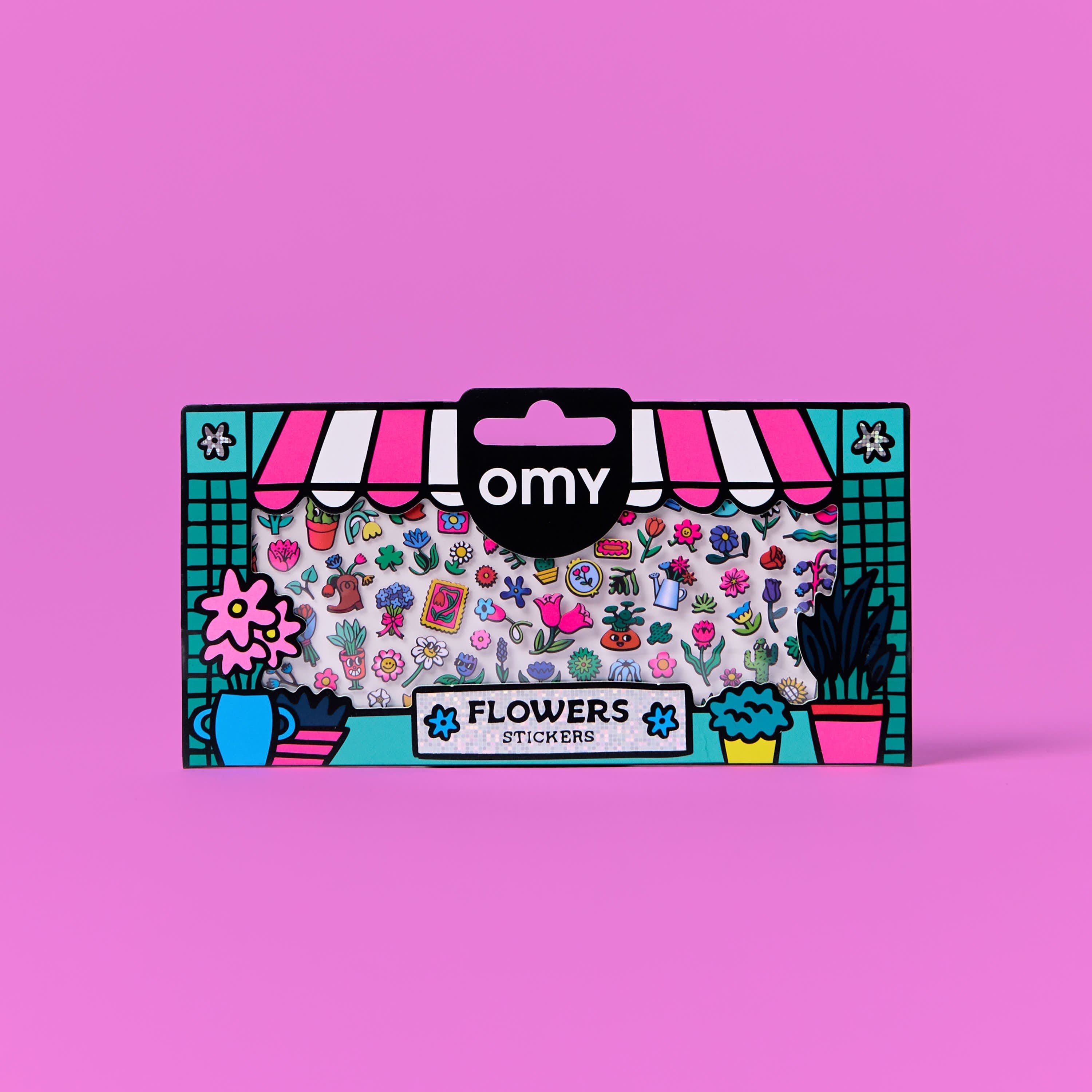 OMY Fabulous Vinil Çıkartmalar - Flower Shop