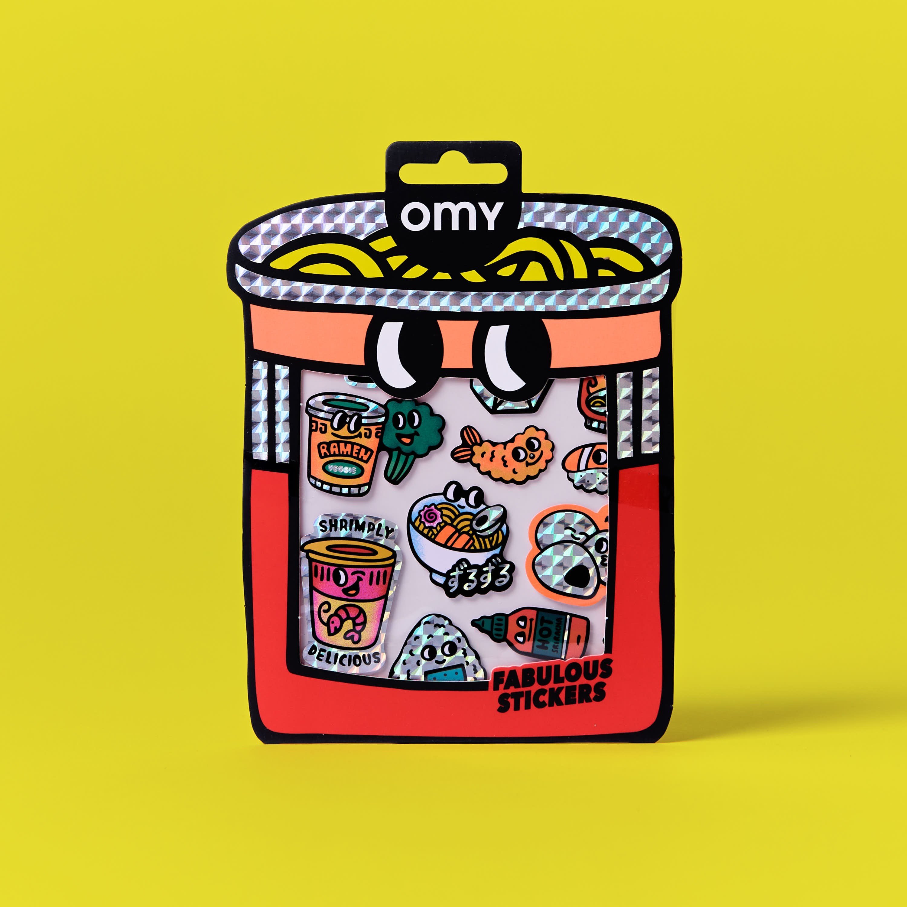 OMY Fabulous Vinil Çıkartmalar - Noodle