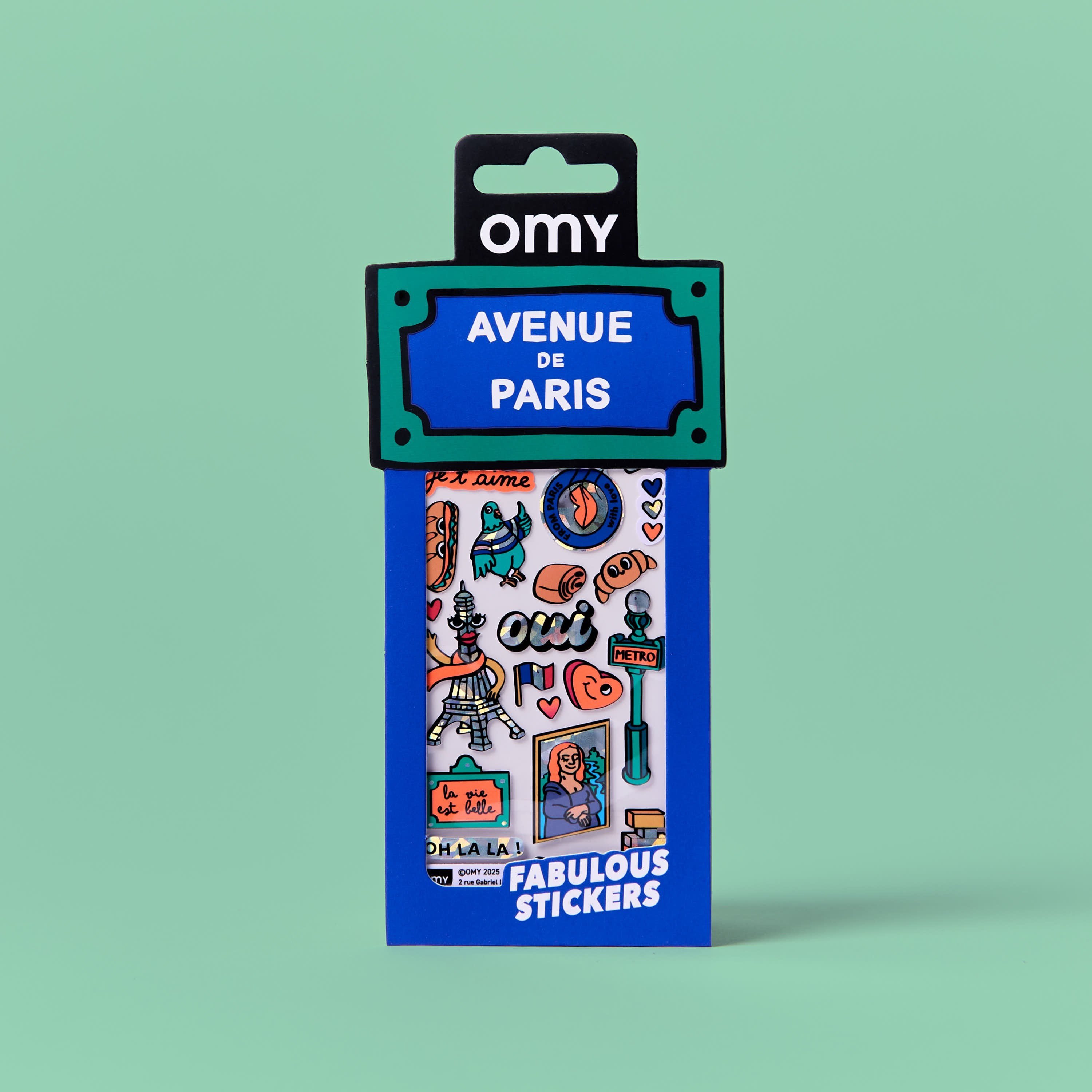 OMY Fabulous Vinil Çıkartmalar - Paris