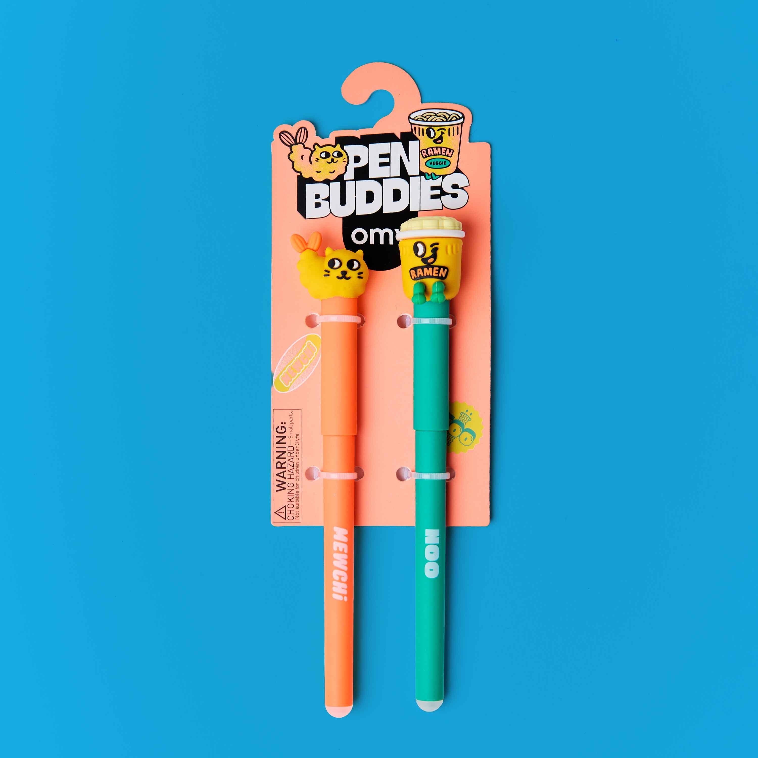 OMY Pen Buddies Silinebilir Kalem - Mewchi & Noo