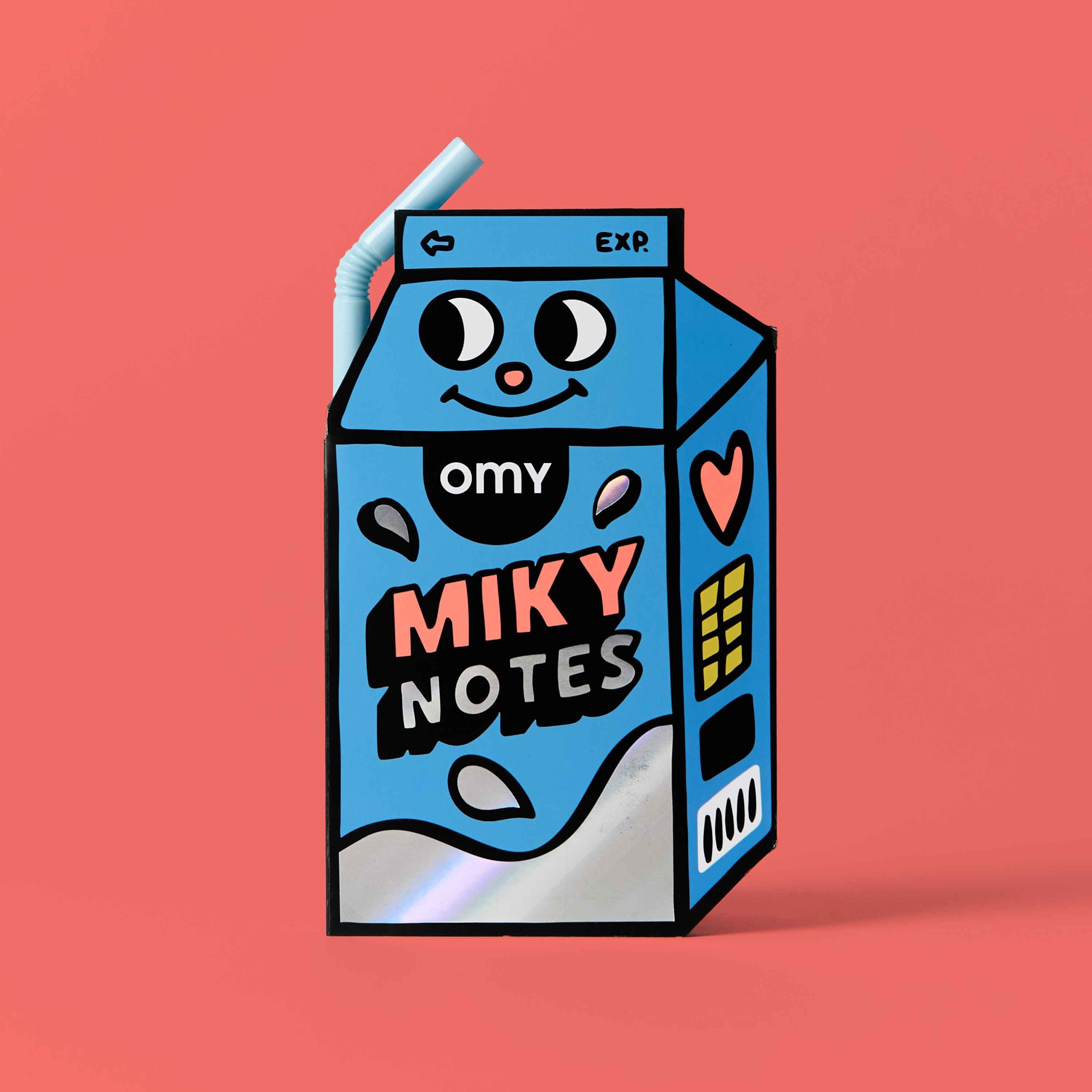 OMY Sticky Notes Yapışkanlı Not Seti - Miky
