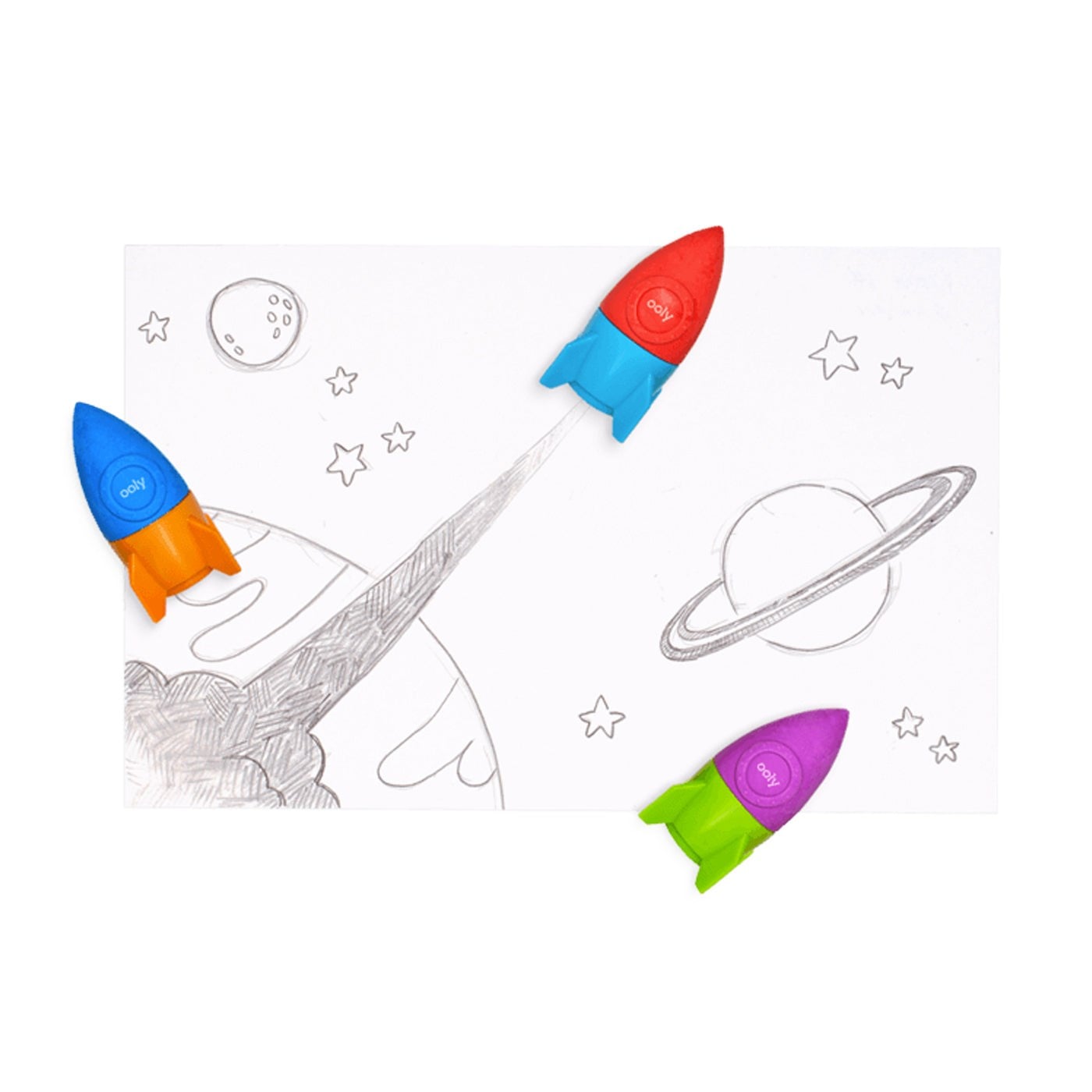 Ooly Blast Off Silgi & Kalemtıraş - Mavi