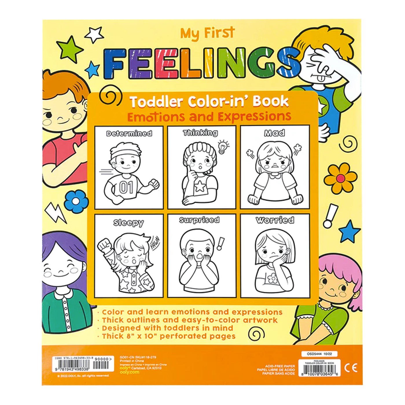 Ooly Boyama Kitabı - My First Feelings