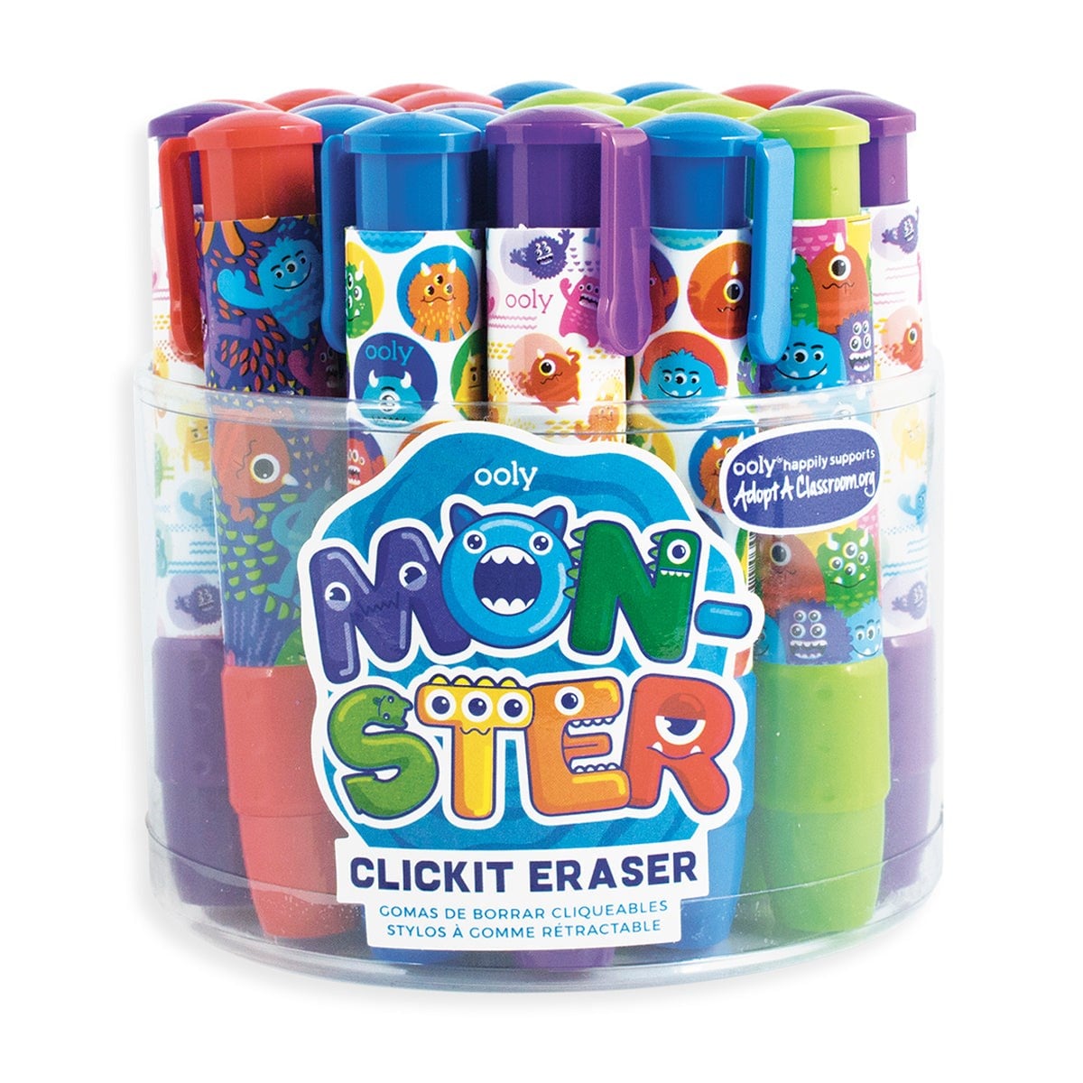 Ooly Click It Monsters Silgi - Mavi