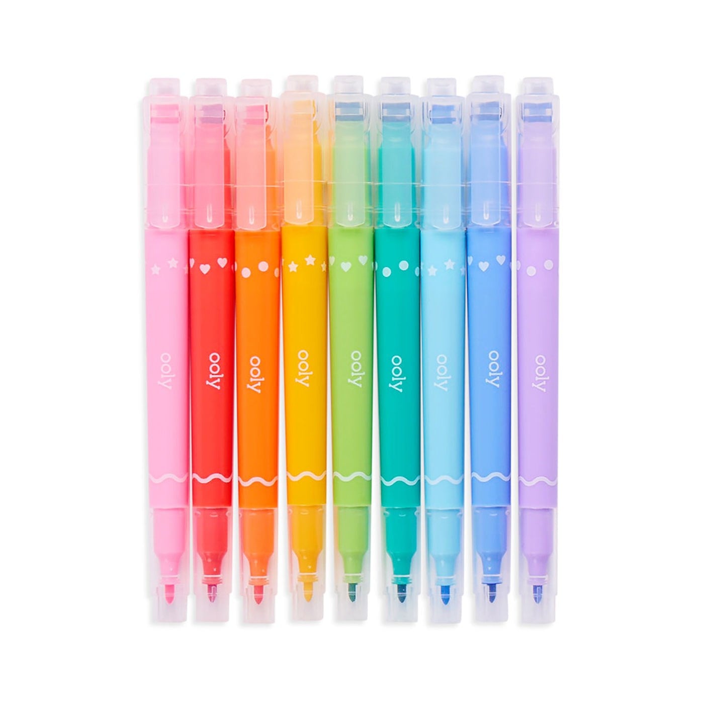 Ooly Confetti Stamp Çift Uçlu 9'lu Keçeli Kalem