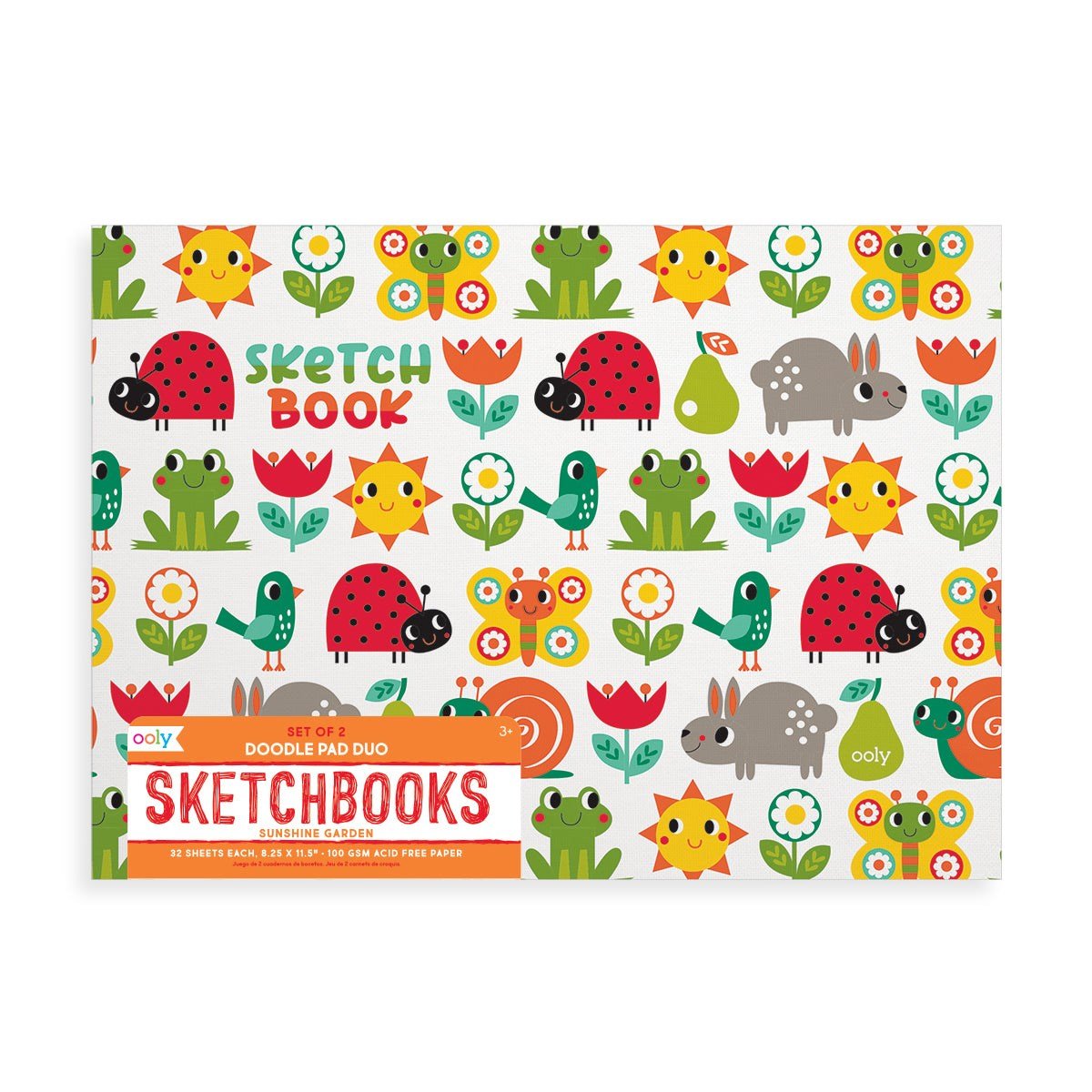 Ooly Doodle Pad 2'li Resim Defteri - Sunshine Garden